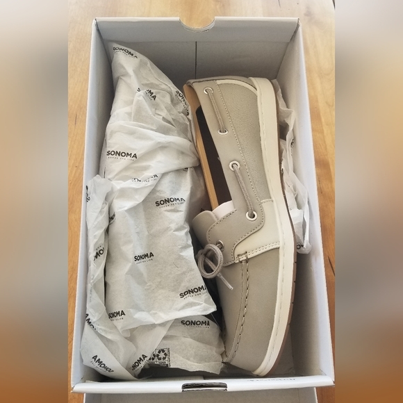 Sonoma Faux Leather Boat shoes - Picture 3 of 8